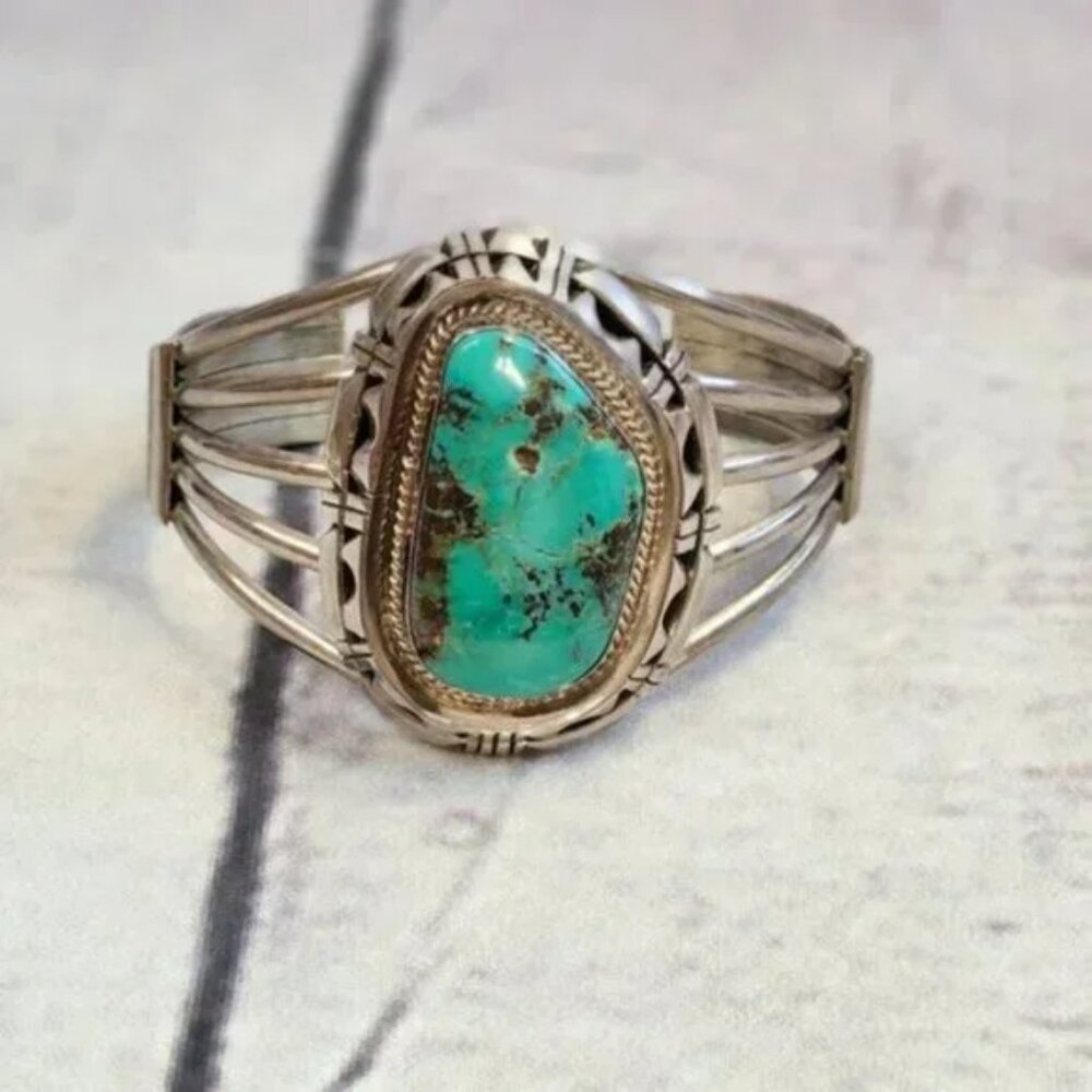 Mens Turquoise Bracelet
